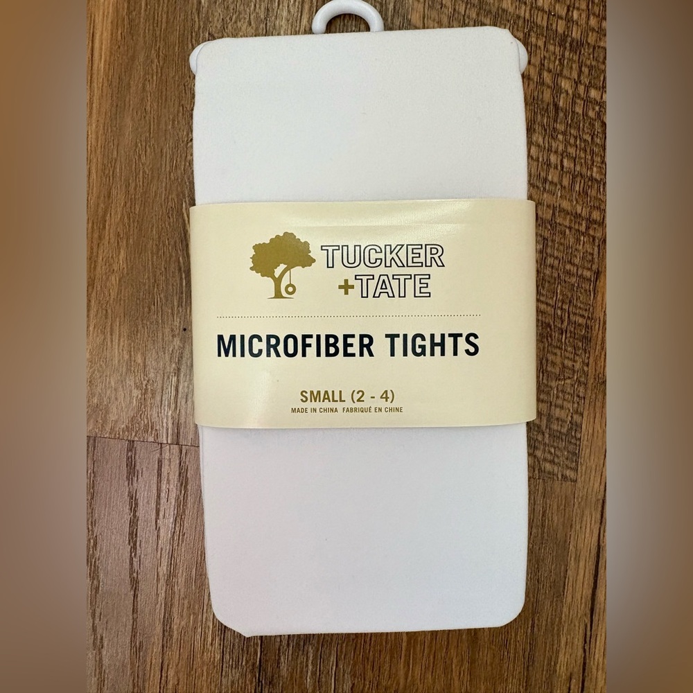 Tucker + Tate White Microfiber Tights
